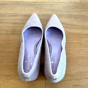 Kate spade shoes kitten heels lilac purple size 6